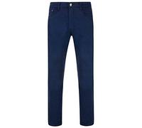 Kam Men's Extra Tall Slim Fit Stretch Chino Trousers (Alba) in Navy in 40W x L38