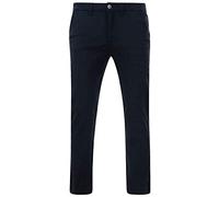 KAM Men's Extra Tall Stretch Chino Trousers (Modern) in Navy in 38W x L38