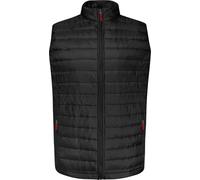 KAM Mens Lightweight Zip Through Quilted Gilet - Black - 4XL