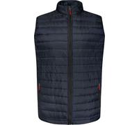 KAM Mens Lightweight Zip Through Quilted Gilet - Black - 7XL