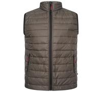 KAM Mens Lightweight Zip Through Quilted Gilet - Green - 4XL