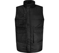 Kam Men's Military Multi Pocket Gilet Size 4XL Black