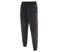 Kam Men's Panelled Camo Camouflage Jogging Bottoms Joggers Jog Elasticated Waist with Drawstring 236 Charcoal 8XL