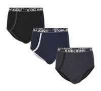 Kam Mens Plus Size Boxer Brief 3 Pack Comfortable Soft Cotton Underwear with Elastic Waistband Multipack Briefs for Men, Pack of 3, Size- 5XL