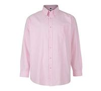 KAM Mens Plus Size L/S Oxford Shirt in Pink in 6XL