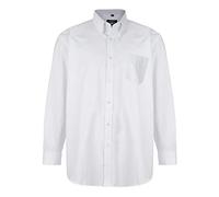 KAM Mens Plus Size L/S Oxford Shirt in White in 7XL