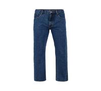 KAM Mens Regular Fit Jeans Straight Leg Zip Fly Mid Rise Denims 30-38W