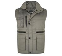 KAM Military Multi-Pocket Gilet Kingsize Mens Olive 5XL (115)
