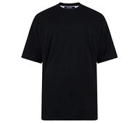 Kam New Big Mens King Sizes Basic Plain Crew Neck T-Shirt Tee Black XXX-Large