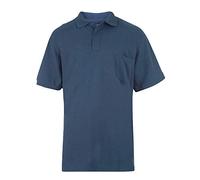 Kam New Big Mens King Sizes Basic Plain Polo Neck T-Shirt Tee 2XL 3XL 4XL 5XL 6XL 7XL 8XL Denim 4XL