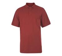 Kam New Big Mens King Sizes Basic Plain Polo Neck T-Shirt Tee 2XL 3XL 4XL 5XL 6XL 7XL 8XL Wine 3XL