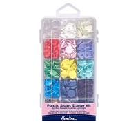 KAM Plastic Snaps Starter Kit - 12 x 12.4mm x 15 Sets - Assorted
