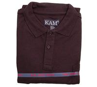 KAM Poly Cotton Soft Fabric Plain Basic Polo Shirt in 12 Colors, Size 2XL to 8XL
