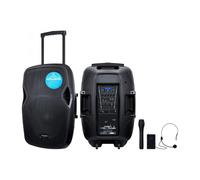 Kam Portable 500W RMS / 1000W Peak 15" Active Speaker with Bluetooth