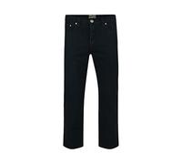 Kam Regular Fit Stretch Jeans (Kbs10106) Pockets Belt Loop Button Fastening in Black 66 Waist Long Leg