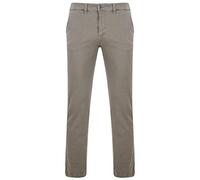 Kam Regular Fit Stretch Modern Chino Trousers in Stone in 66W x L32 Beige