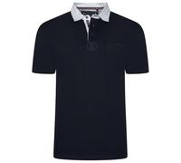 Kam Rugby Polo Plain Short Sleeved Contrast Collared Mens Plus Size 2XL-8XL 5549 (UK, Alpha, 7XL, Plus, Regular, Charcoal)