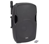 KAM RZ15A 15" Portable Active Speaker with Bluetooth® ~ 1200W, USB/SD Inputs, and Wireless Mic System