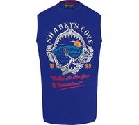 Kam Sleeveless Vest Sharkeys Cove Crew Neck T Shirt Tank Mens Size 2XL-8XL 5762 (UK, Alpha, 5XL, Plus, Regular, Blue)