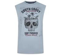 Kam Sleeveless Vest T Shirt South Coast Surf Cotton Mens Plus Size 2XL-8XL 5802