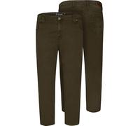 KAM Stretch Jeans Regular Fit Zip Fly Belt Loops Pocket Pants Mens Plus Size 265 (UK, Waist, 48, Plus, Short, Camel)