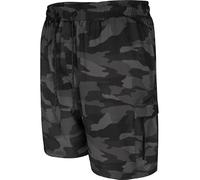 KAM Swim Shorts Camo Print Elasticated Waist Drawstring Casual Mens Plus Size 2XL-8XL 3010 (UK, Alpha, 6XL, Plus, Regular, Charcoal)
