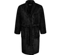KAM Velour Fabric Dressing Gown Kingsize Mens Black 6XL (888)