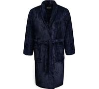 KAM Velour Fabric Dressing Gown Kingsize Mens Navy 4XL (888)