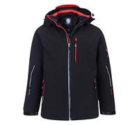 Kam Water Proof Soft Shell Padded Performace Jacket With Detachable Hood (KV59) In 4XL