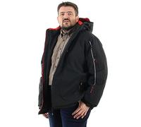 KAM Water Proof Soft Shell Padded Performace Jacket With Detachable Hood (KV59) in 5XL