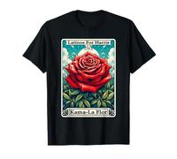 Kama La Flor, Latinos for Kamala Harris 2024 T-Shirt