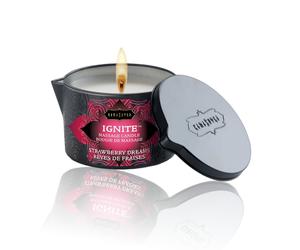Kama Sutra Ignite Massage Candle - Strawberry Dreams