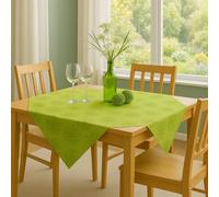 Kamaca cushion cover, green sea flowers, 85 x 85, stylish and elegant with lotus effect, stain protection liquids, just roll off table runners and table cloths, available in same design