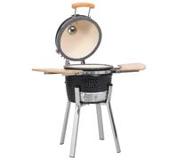 Kamado Barbecue Grill Smoker Smoker BBQ Grills Ceramic 81 cm Black/Red vidaXL