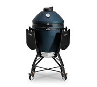 Kamado Bono EVO 22" Ceramic Kamado BBQ Grill, Premium Charcoal Smoker & Egg BBQ with 3-Level GrillMax Cooking System for Grilling, Smoking, Baking & Searing