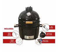 Kamado Bono Minimo15" BBQ Grill Smoker Ceramic Egg Charcoal Cooking Oven Outdoor