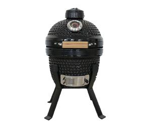 Kamado Bono Picnic13" BBQ Grill Smoker Ceramic Egg Charcoal Cooking Oven Outdoor