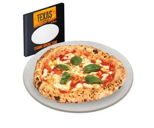 KAMADO BONO Pizza Stone Grill & BBQ, Ceramic Baking Stone for Kamado Bono Minimo/Media/Grande Grills I 30 cm Diameter