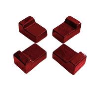 KAMADO BONO Set Of Ceramic Feets/legs For Barbecue, 4 Pcs (Red)