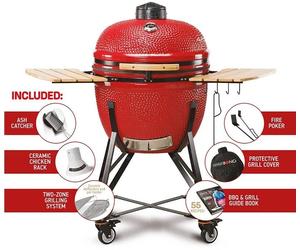 Kamado Bono TQ0025RED Limited 25" (64cm) - Red