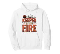 Kamado Grill Charcoal Keeper Fire Tending Low Slow Ceramic Pullover Hoodie