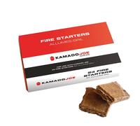 Kamado Joe Fire Starters 24 Pack, Natural Charcoal BBQ Firelighters for Kamado Grills, Smokers and Barbecues