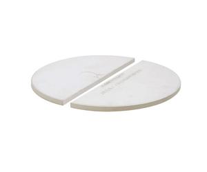 Kamado Joe Half Moon Heat Deflector Plates, Set of - Classic Joe, Size 2