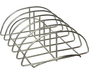 Kamado Joe KJ-RR, Non-Stick Stainless Steel BBQ Rib Rack, Holds 6 Ribs