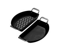 Kamado Joe KJ15124822 Karbon Steel Half Moon Pan Set