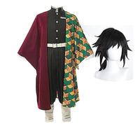 Kamado Nezuko Cosplay Costume Kamado Tanjiro/Kochou Shinobu Japanese Anime Kimono Complete Set Halloween Carnival Party Fancy Dress Role Play Outfit