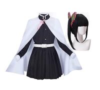 Kamado Nezuko Cosplay Costume Kamado Tanjiro/Kochou Shinobu Japanese Anime Kimono Complete Set Halloween Carnival Party Fancy Dress Role Play Outfit