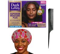 Kamakah Relaxer Box Set - Comes with Comb and Shower Cap | Suitable for Dark and Lovely Hair | Achieve Gorgeous, Silky Hair at Home