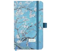 Kamaking Pocket Diary 2027 Small Week to View Planner, 16×10 cm | Art Print Hardcover, lay-flat binding, elastic closure, pen holder, back pocket, compact pocket size for on-the-go use