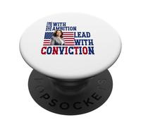 Kamal Harris Dream with Ambition Lead with Conviction PopSockets Swappable PopGrip